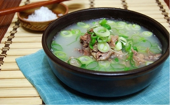 한우 곰탕 요리